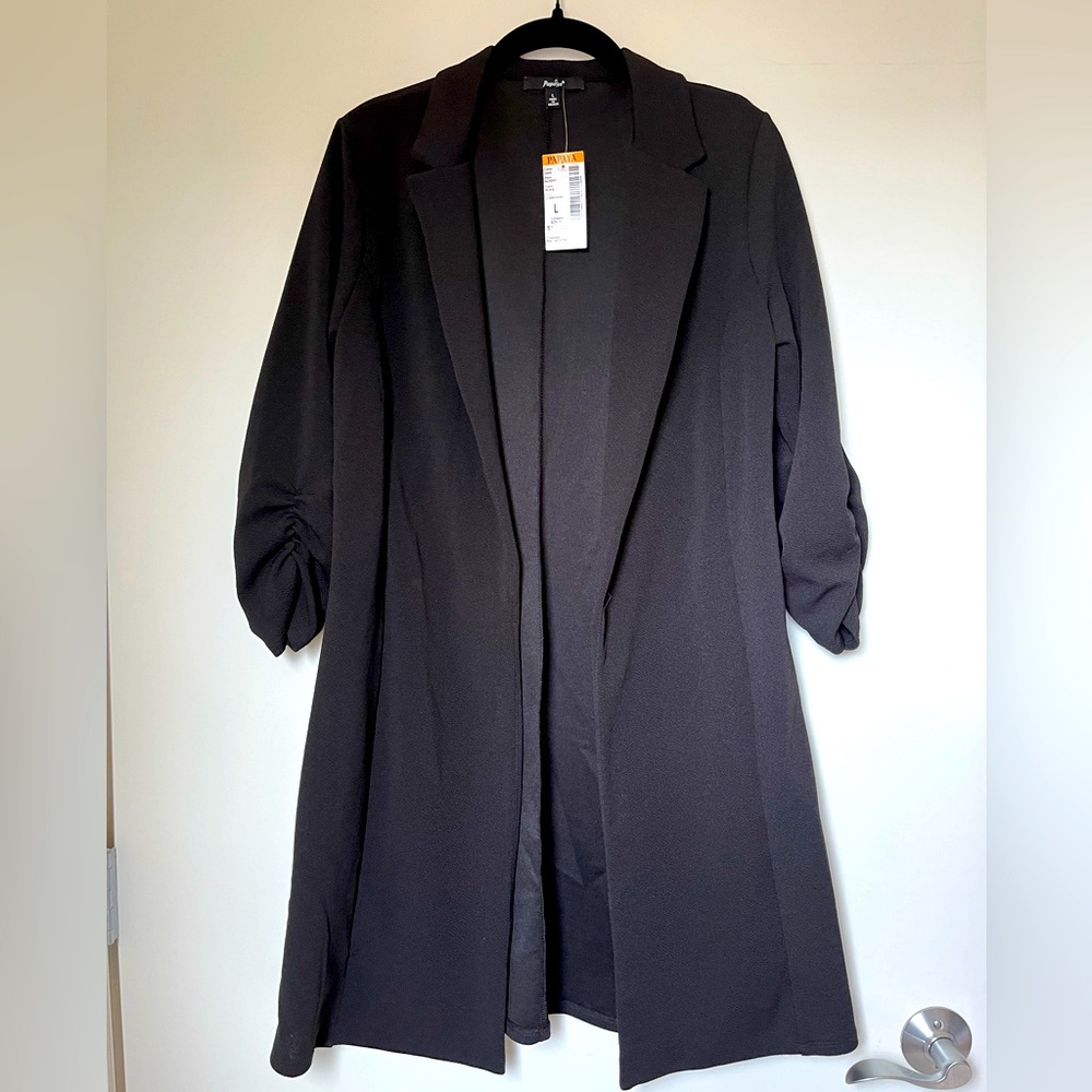NWT Long Blazer Style Jacket